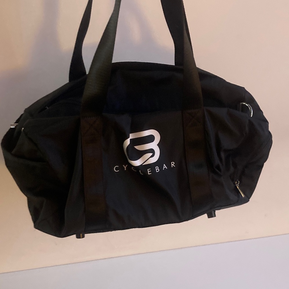 CycleBar Sleek Black Duffel Bag
